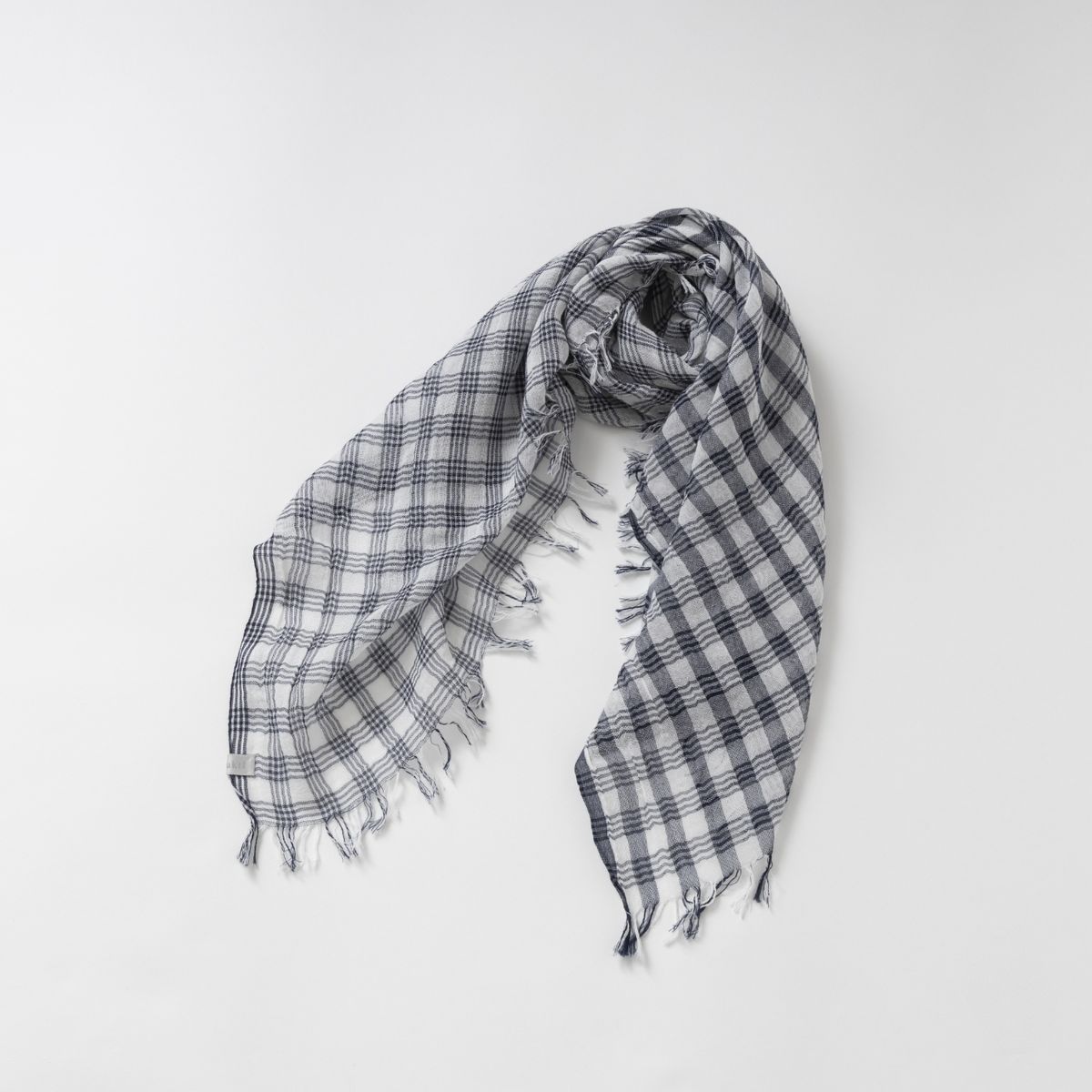 ネイビー チェック